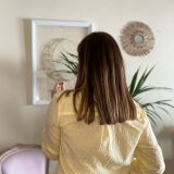 Camisa amarilla bordados
