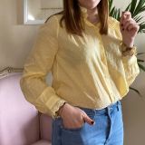 Camisa amarilla bordados