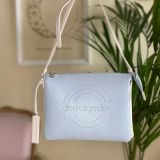 Bolso bandolero don algodon azul