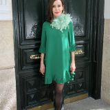 Vestido gardenia verde menta Teria Yabar