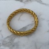 Pulsera trenzada pan de oro