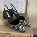 Zapato tacón bicolor corina