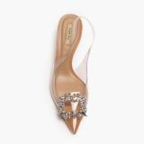 Zapato tacón joya vinilo corina