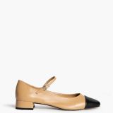 Zapato mary jane camel puntera charol corina