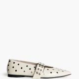 Manoletina tachas beige corina