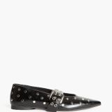 Manoletina tachas negro corina